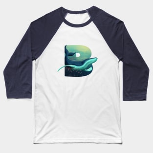 Ballena Azul Baseball T-Shirt